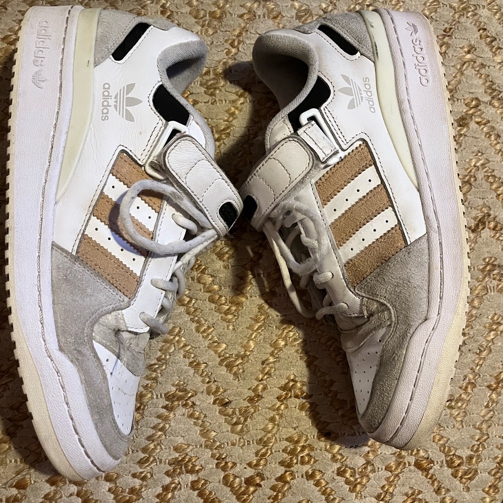 Used pink/white/beige adidas forums